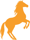Gold Horse Icon